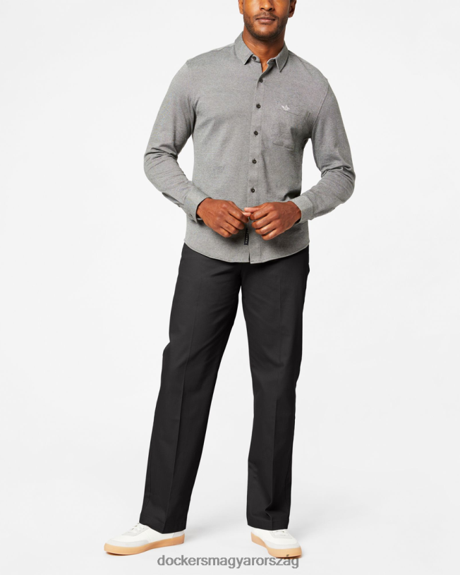 Dockers férfiak jellegzetes khaki, klasszikus fazon P840P73 ruházat fekete