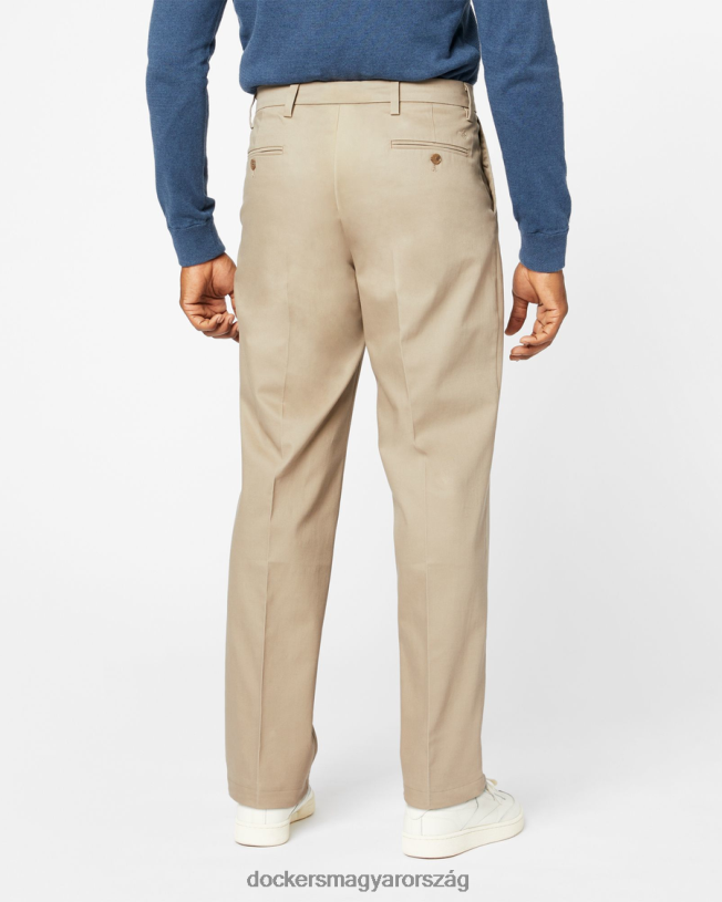 Dockers férfiak jellegzetes khakis, nyugodt szabású P840P74 ruházat fa farkas - cser