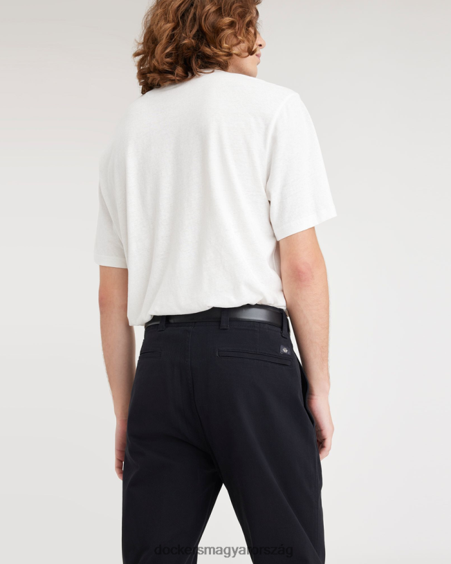 Dockers férfiak kaliforniai khaki, egyenes szabású P840P267 ruházat gyönyörű fekete