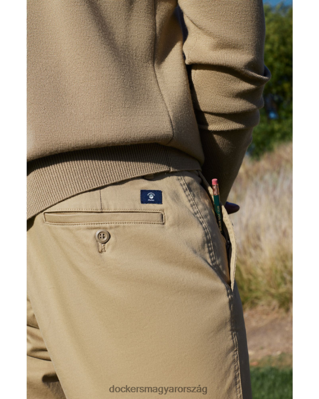 Dockers férfiak malbon eredeti chinos, kúpos szabású P840P383 ruházat betakarítás arany - cser