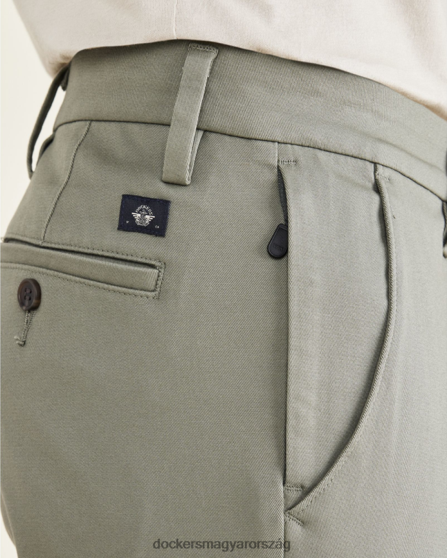 Dockers férfiak munkanapi khaki, vékony szabású P840P751 ruházat camo - zöld