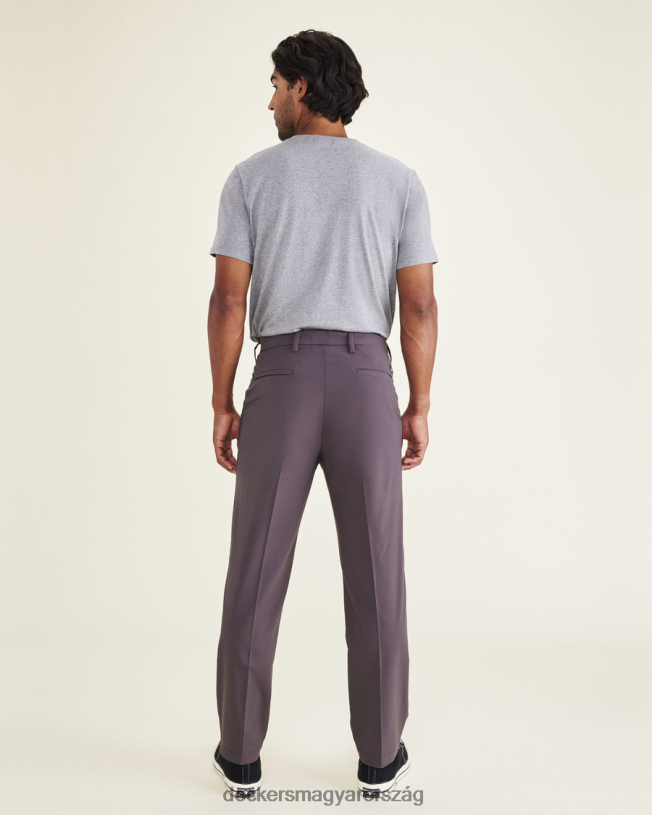 Dockers férfiak signature go khakis, egyenes szabású (nagy és magas) P840P499 ruházat nyereg - szürke