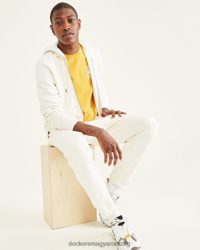 Dockers férfiak sport melegítőnadrág, egyenes szabású P840P602 ruházat kócsag - fehér