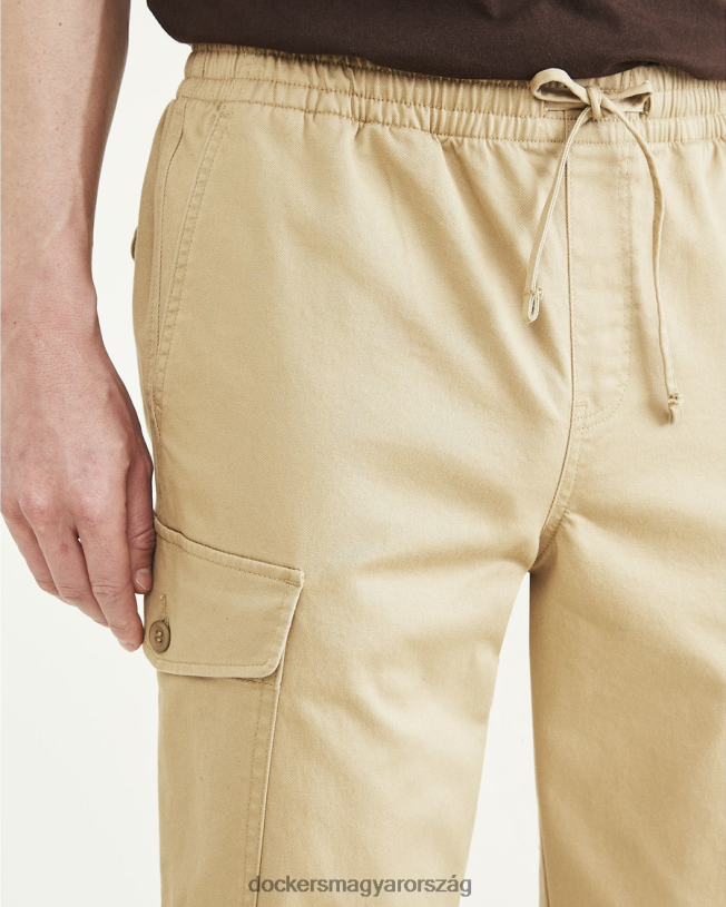 Dockers férfiak teherszállító kocogók, egyenes kúpos szabású P840P659 ruházat betakarítás arany - cser