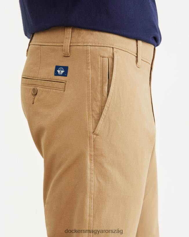 Dockers férfiak végső chinos, sportos fitt P840P94 ruházat új brit khaki