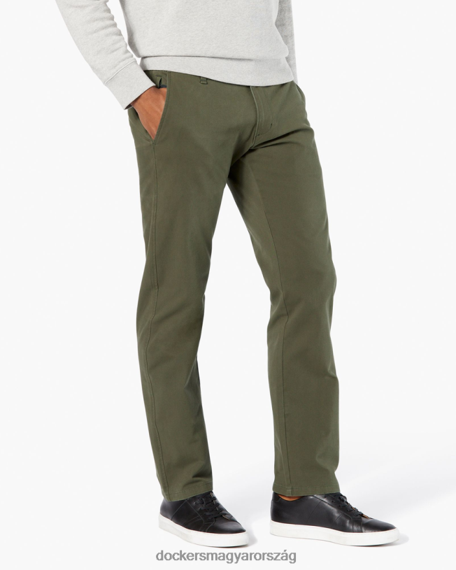 Dockers férfiak végső csinos, egyenes szabású P840P10 ruházat hadsereg olajbogyó - zöld