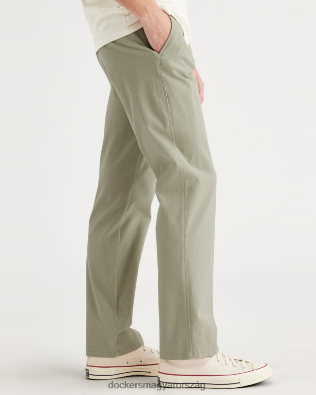 Dockers férfiak végső csinos, egyenes szabású P840P11 ruházat szösz - zöld