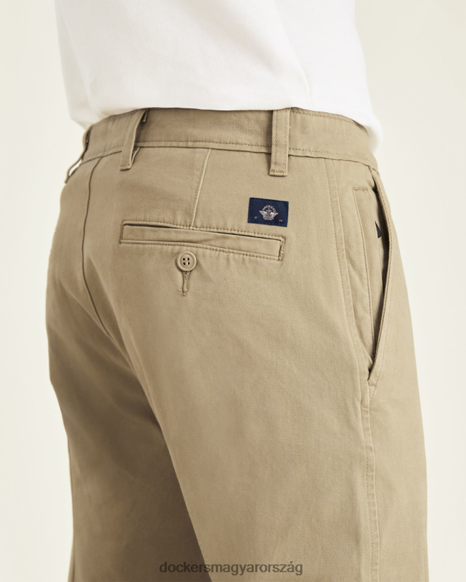 Dockers férfiak végső csinos, karcsú szabás P840P38 ruházat új brit khaki