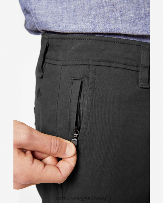 Dockers férfiak végső csinos, karcsú szabás P840P41 ruházat acélfej - szürke