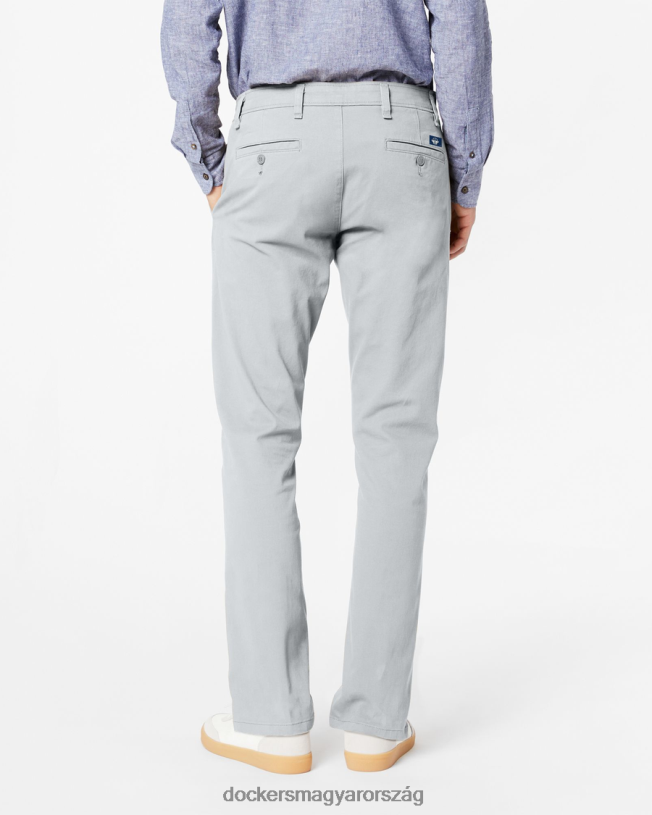 Dockers férfiak végső csinos, karcsú szabás P840P42 ruházat nedves kő - szürke