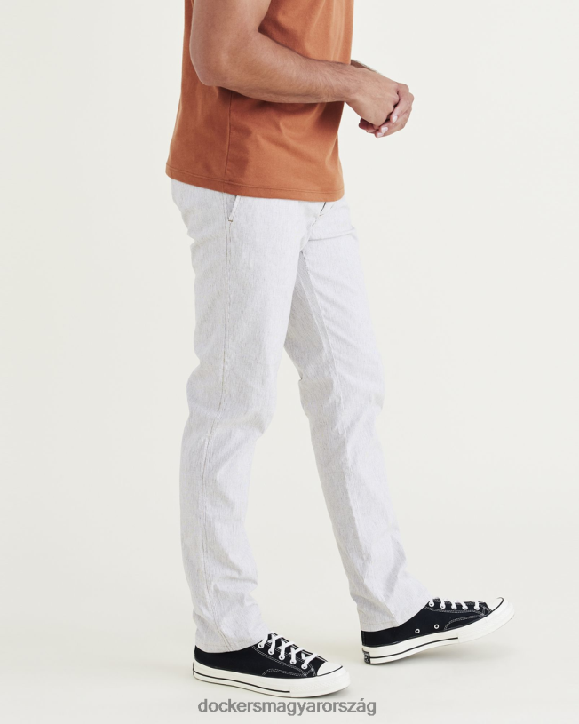 Dockers férfiak végső csinos, karcsú szabás P840P791 ruházat vidra - szürke