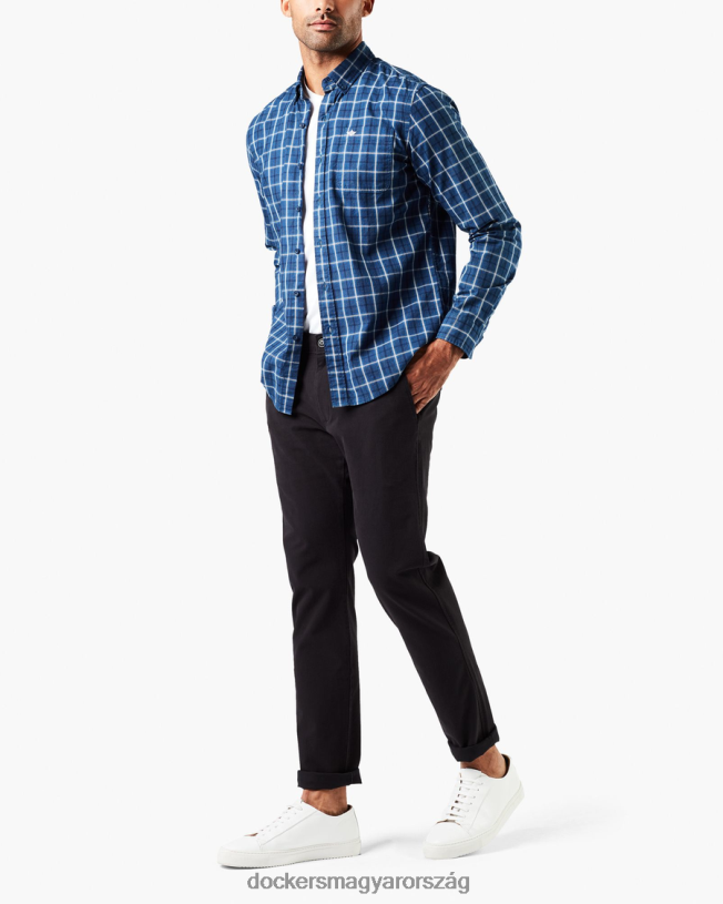 Dockers férfiak végső csinos, vékony szabású P840P369 ruházat fekete