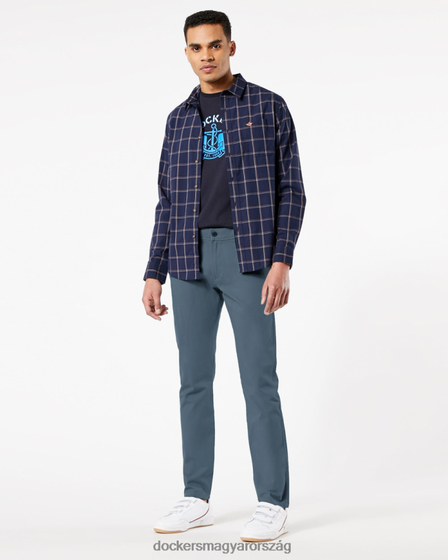 Dockers férfiak végső csinos, vékony szabású P840P768 ruházat óceánra néző - kék