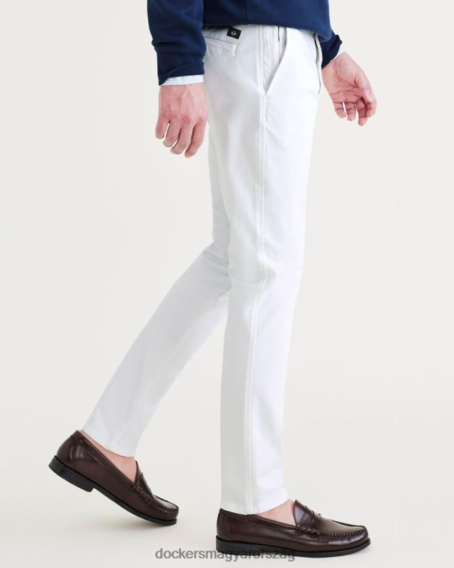 Dockers férfiak végső csinos, vékony szabású P840P769 ruházat lucent white - fehér