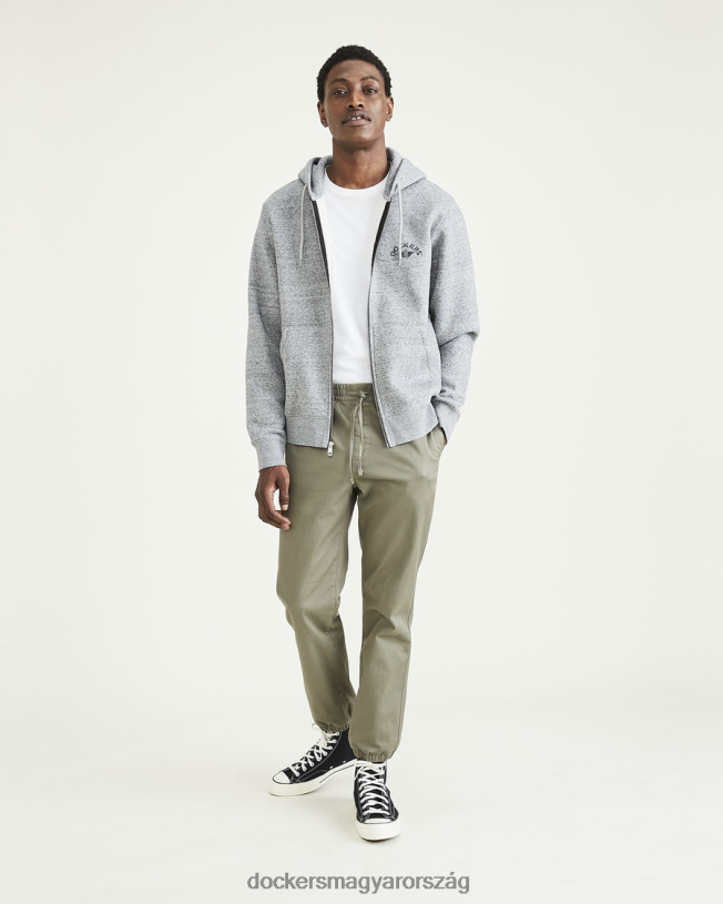 Dockers férfiak végső kocogók, vékony szabású P840P680 ruházat camo - zöld