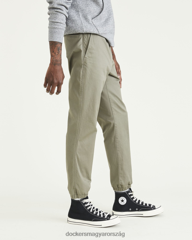Dockers férfiak végső kocogók, vékony szabású P840P680 ruházat camo - zöld