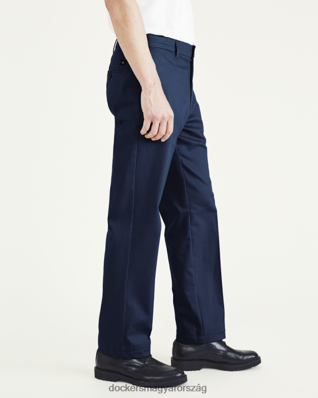 Dockers férfiak vasmentes khakik, klasszikus fazon, foltvédővel P840P5 ruházat sötétkék blézer - kék
