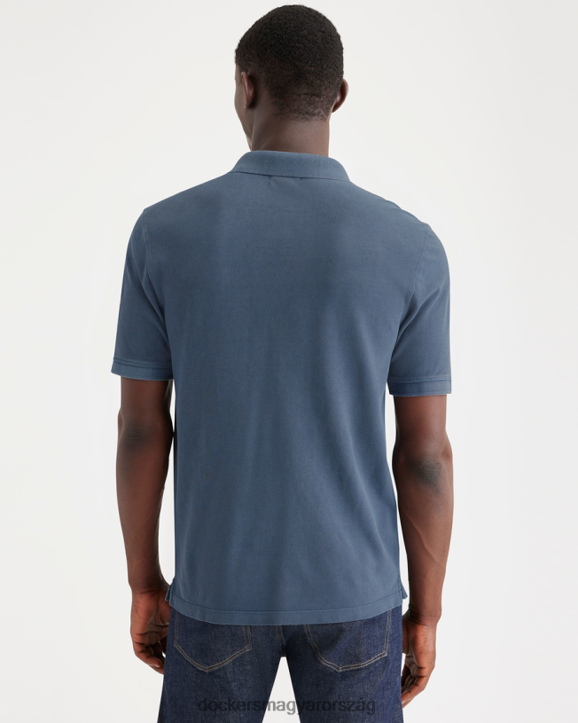 Dockers férfiak eredeti póló, vékony szabású P840P125 ruházat vintage indigó - kék