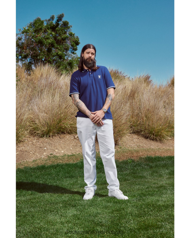 Dockers férfiak malbon pique póló, karcsú fazon P840P342 ruházat sötétkék blézer - kék