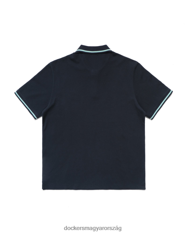 Dockers férfiak malbon pique póló, karcsú fazon P840P342 ruházat sötétkék blézer - kék