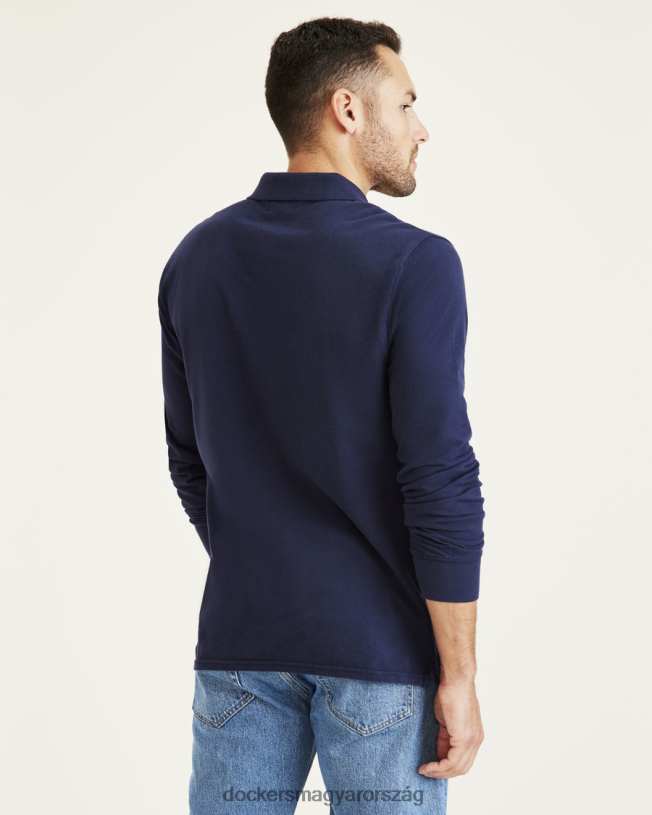 Dockers férfiak póló, vékony szabású P840P813 ruházat sötétkék blézer - kék