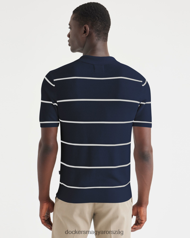 Dockers férfiak pulóver póló, normál szabású P840P117 ruházat somfa sötétkék blézer - kék