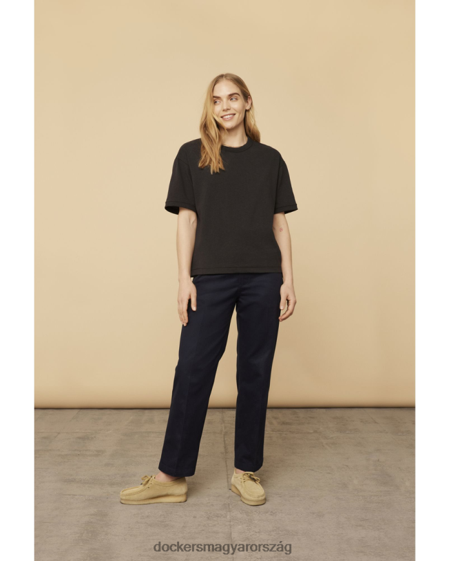 Dockers férfiak USA-ban készült póló P840P359 ruházat kaviár - fekete