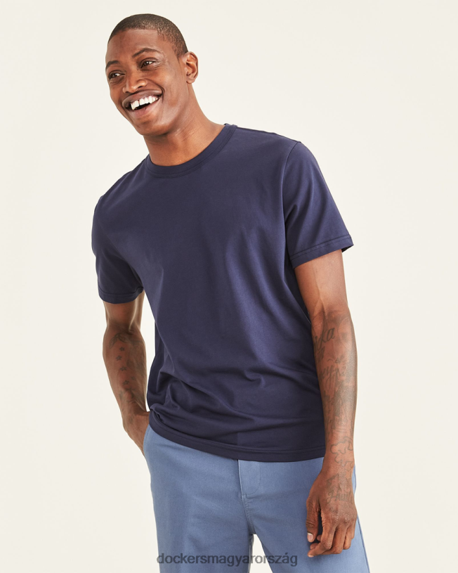 Dockers férfiak eredeti póló, vékony szabású P840P178 ruházat sötétkék blézer - kék