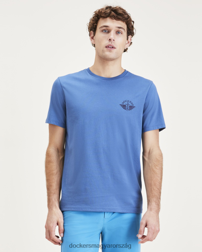 Dockers férfiak grafikus póló (nagy és magas) P840P866 ruházat sötétkék blézer - kék