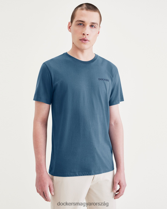 Dockers férfiak grafikus póló, vékony szabású P840P337 ruházat sötétkék blézer - kék