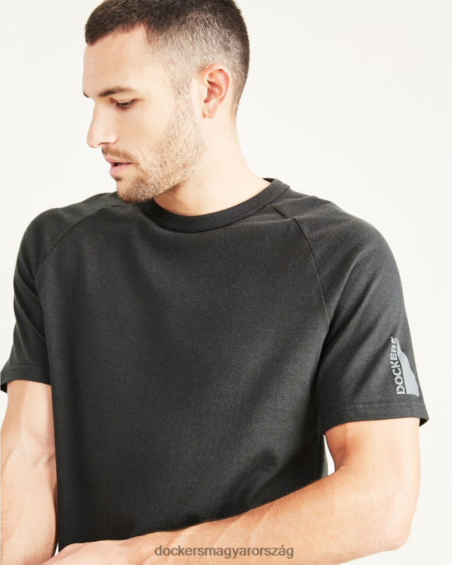 Dockers férfiak rec póló, vékony szabású P840P843 ruházat kalóz fekete