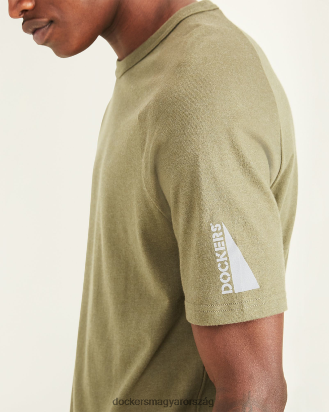 Dockers férfiak rec póló, vékony szabású P840P844 ruházat camo - zöld