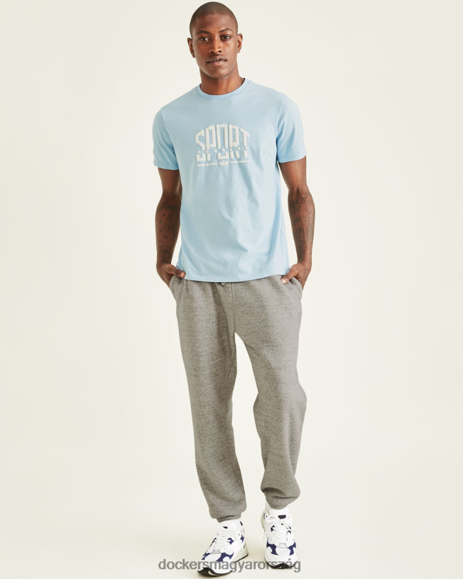 Dockers férfiak sportgrafikus póló, vékony szabású P840P729 ruházat cerulean - kék