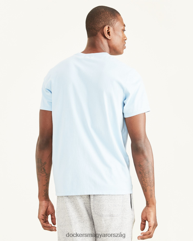 Dockers férfiak sportgrafikus póló, vékony szabású P840P729 ruházat cerulean - kék