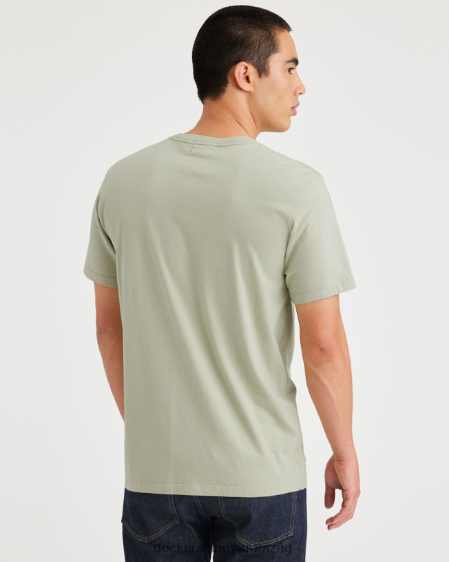 Dockers férfiak stencil grafikus póló, vékony szabású P840P190 ruházat szösz - zöld