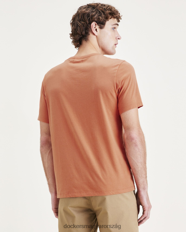 Dockers férfiak sun & surf grafikai póló, vékony szabású P840P576 ruházat narancs