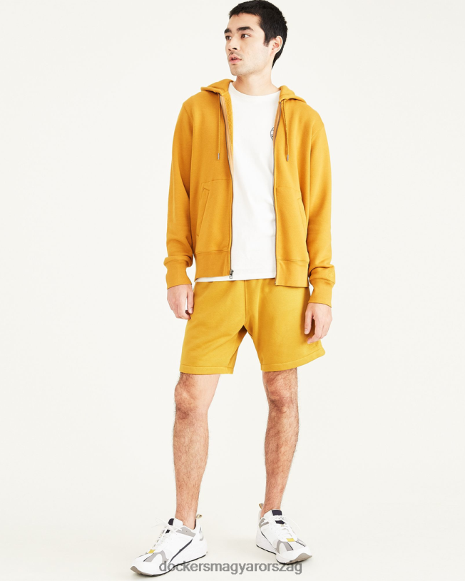 Dockers férfiak Teljes cipzáras kapucnis, normál szabású P840P527 ruházat chai tea - narancs
