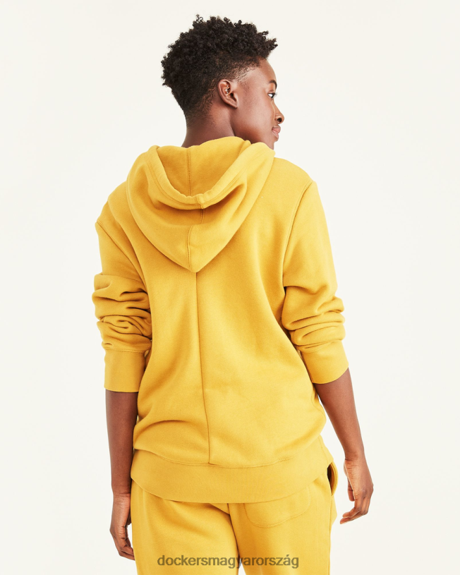 Dockers férfiak Teljes cipzáras kapucnis, normál szabású P840P527 ruházat chai tea - narancs