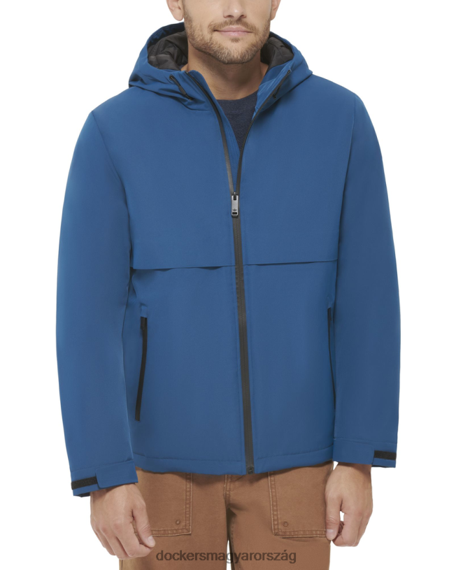 Dockers férfiak flex tech hegesztett karimás kapucnis pulóver P840P519 ruházat Óceánkék