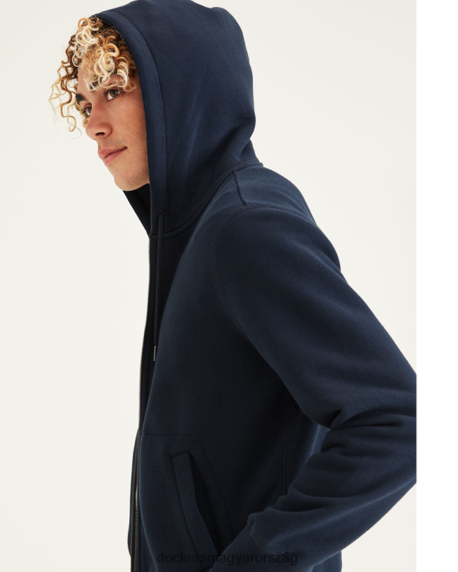 Dockers férfiak sport teljes cipzáras kapucnis, normál szabású P840P401 ruházat pembroke - kék