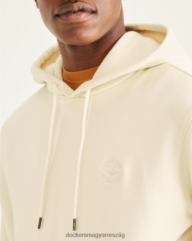 Dockers férfiak sportpulcsi, normál szabású P840P541 ruházat kócsag - fehér