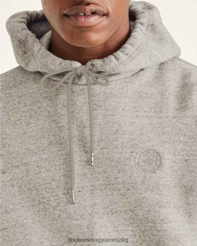 Dockers férfiak sportpulcsi, normál szabású P840P542 ruházat füstölgő hanga - szürke