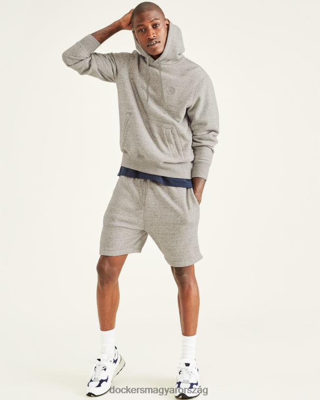 Dockers férfiak sportpulcsi, normál szabású P840P542 ruházat füstölgő hanga - szürke