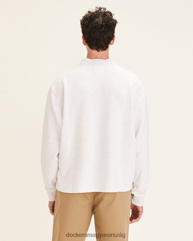 Dockers férfiak dandois mockneck pulóver P840P348 ruházat világos hangaszürke