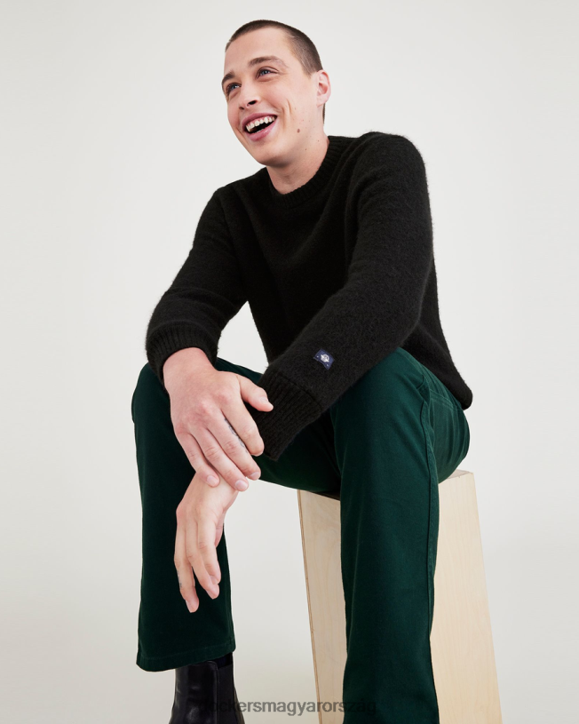 Dockers férfiak kézműves pulóver, normál szabású P840P517 ruházat fekete