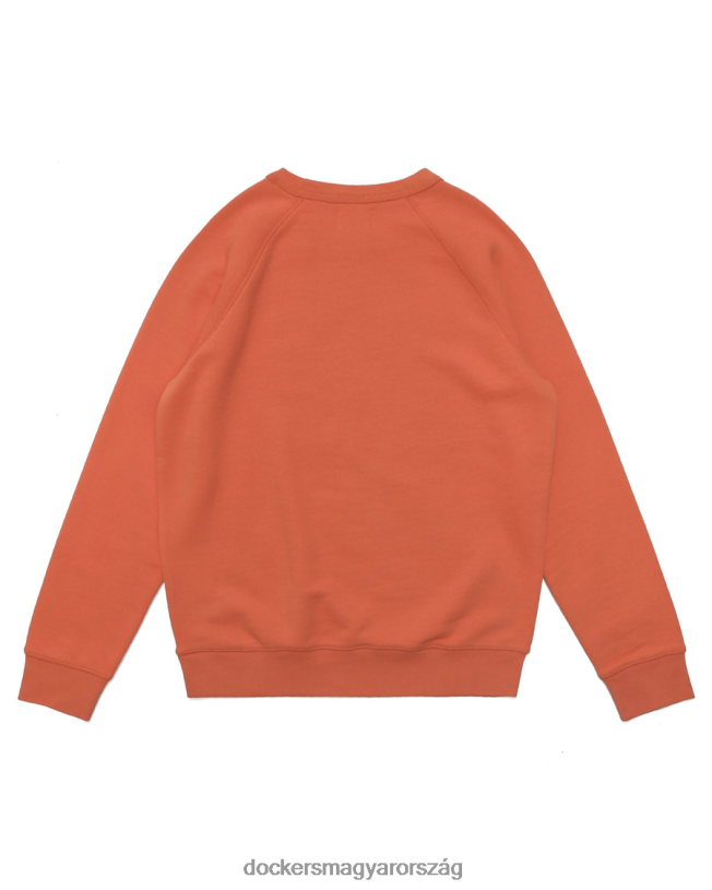 Dockers férfiak malbon eredeti crewneck pulóver, normál szabású P840P439 ruházat poros agyag - vörös