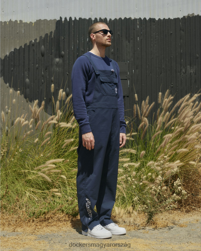 Dockers férfiak malbon eredeti crewneck pulóver, normál szabású P840P440 ruházat sötétkék blézer - kék