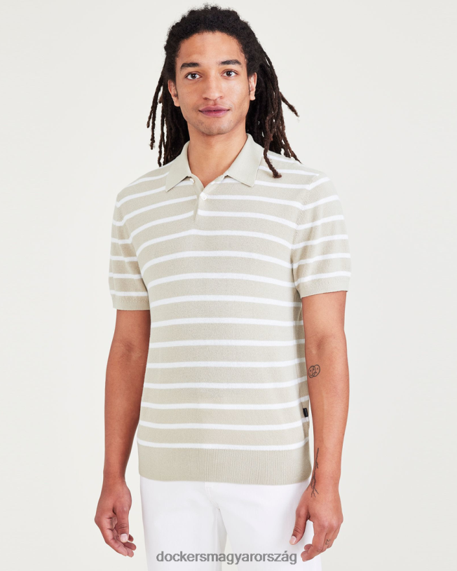 Dockers férfiak póló pulóver, normál szabású P840P635 ruházat szaharai khaki