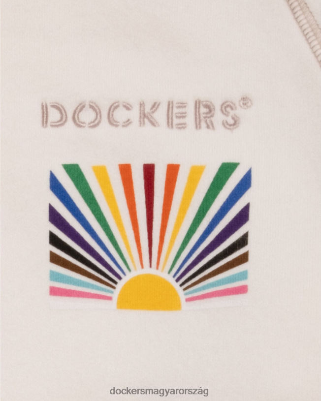 Dockers férfiak pride crew pulóver P840P421 ruházat fehér