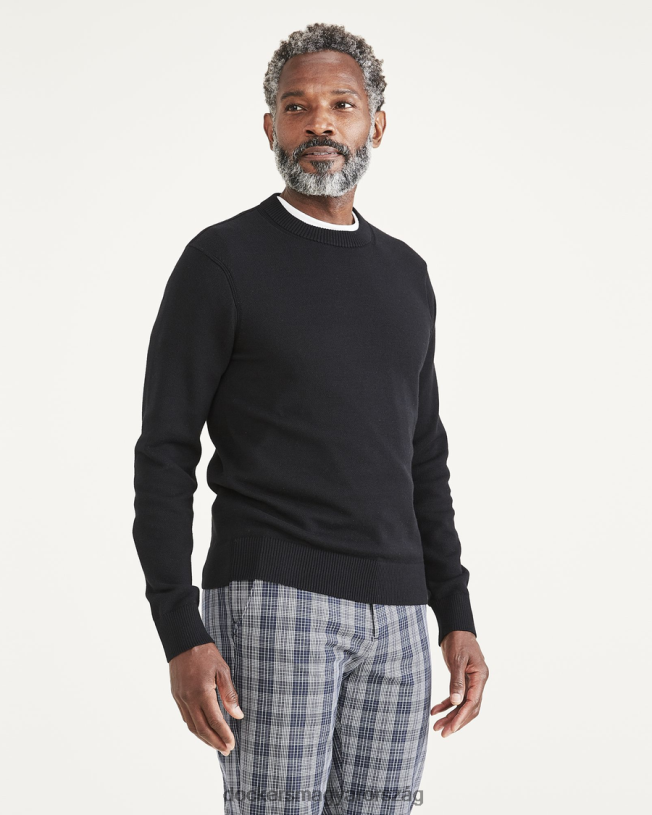 Dockers férfiak pulóver, normál szabású P840P158 ruházat gyönyörű fekete